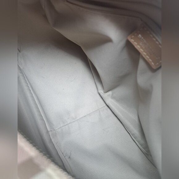 Burberry Mini Boston Bag Handbag Tote Handle Bag Pink Nova Check PVC 9.5" x 7" - Picture 13 of 16